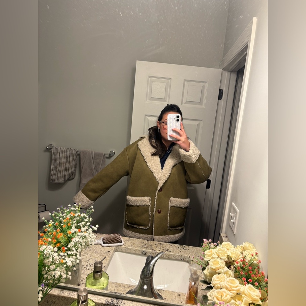 Green & Fur Jacket